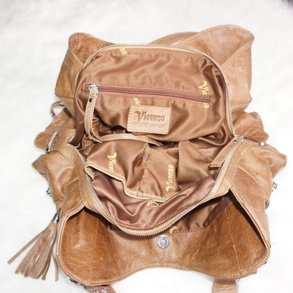 Vintage 90’s Vincenzo Athena Italian Leather Bag - Picture 5 of 8